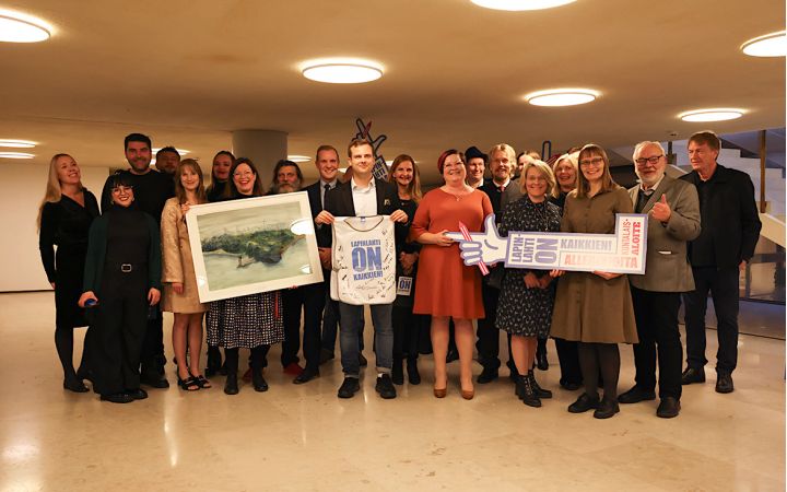 Lapinlahti-yhteisö kaupungintalolla 9.10.2024