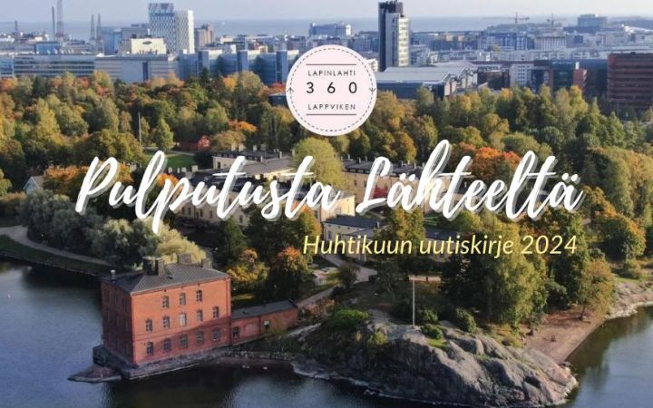 Kuvassa syksyinen maisema Lapinlahdesta.